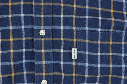 Mens Plaid Shirt Long Sleeve Check