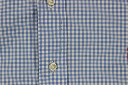 Mens Check Shirt Custom Fit Long Sleeve