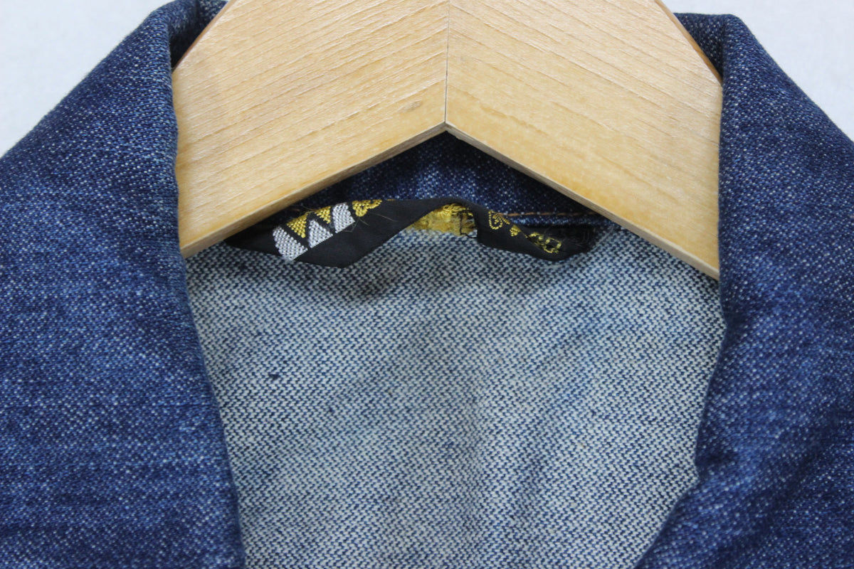 Mens Denim Vest Jacket Sleeveless