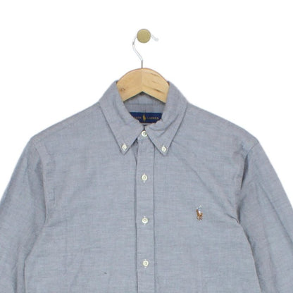 Mens Shirt Stretch Slim Fit Oxford Button Down