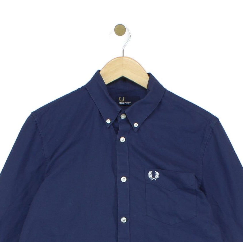 Mens Oxford Shirt Button Up Long Sleeve Cotton