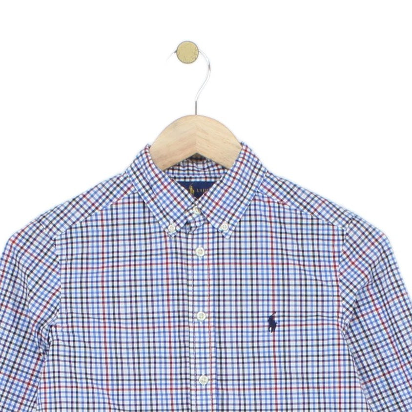 Boys Check Shirt Long Sleeve Classic