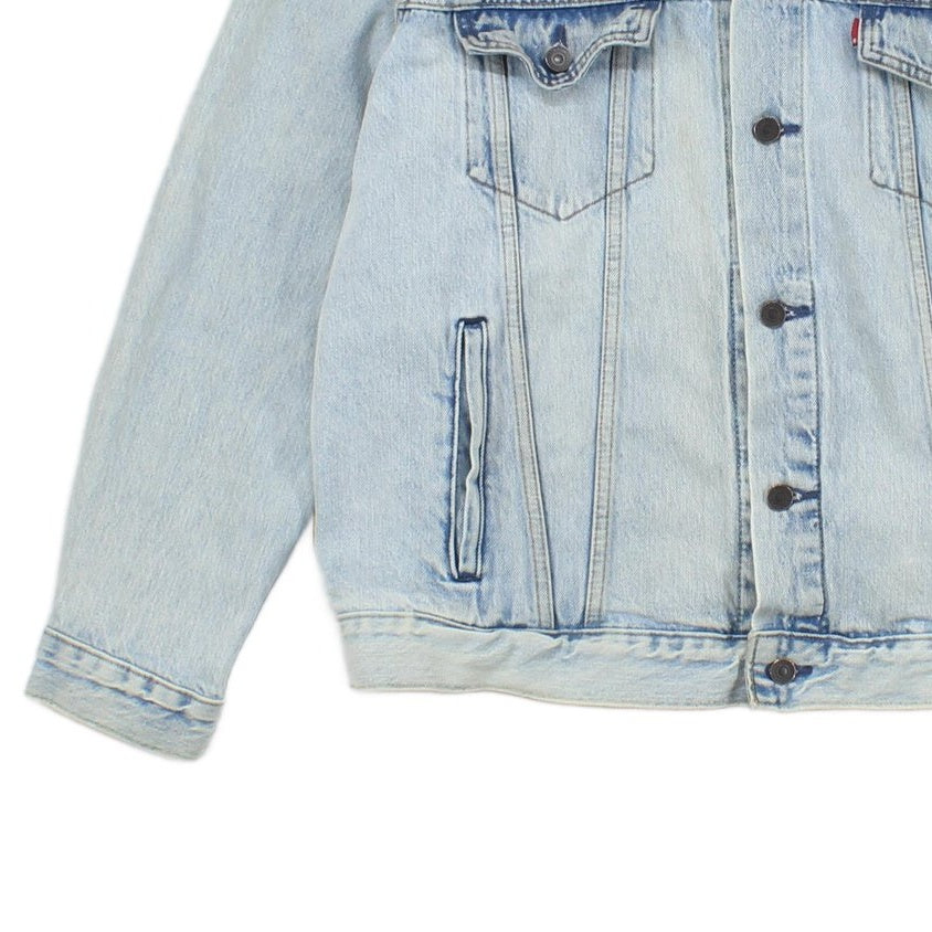 Mens Denim Jacket Trucker Cotton