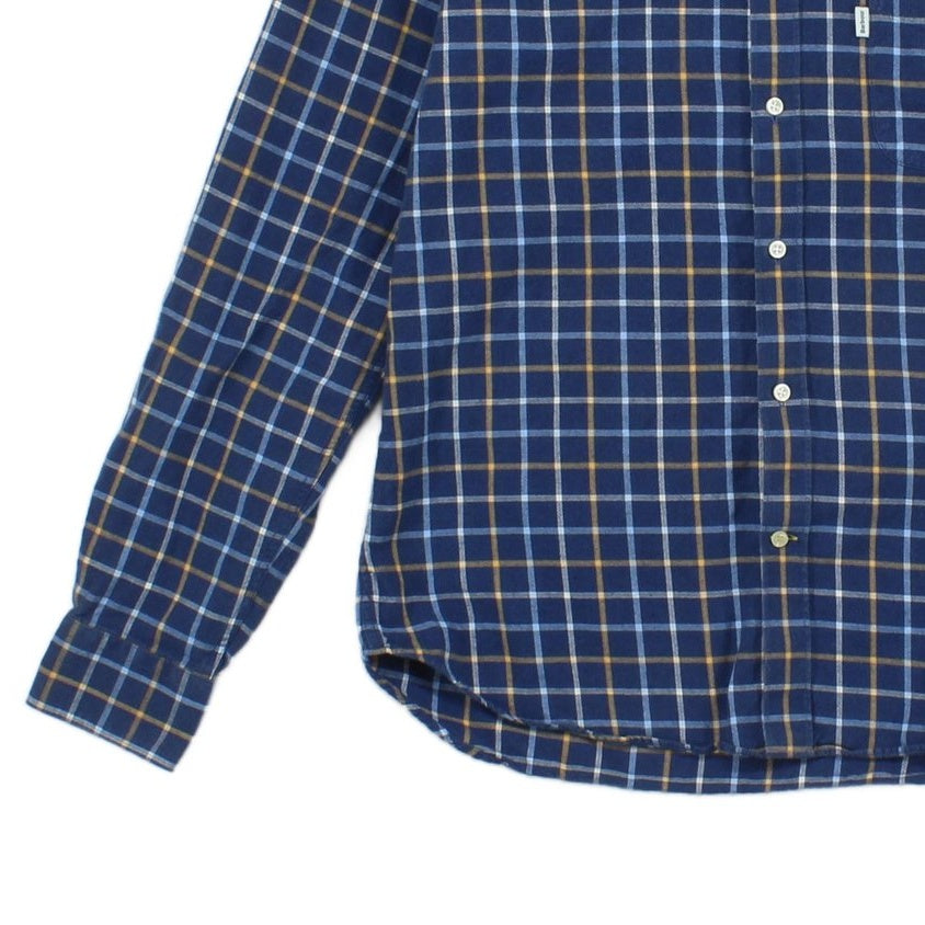 Mens Plaid Shirt Long Sleeve Check