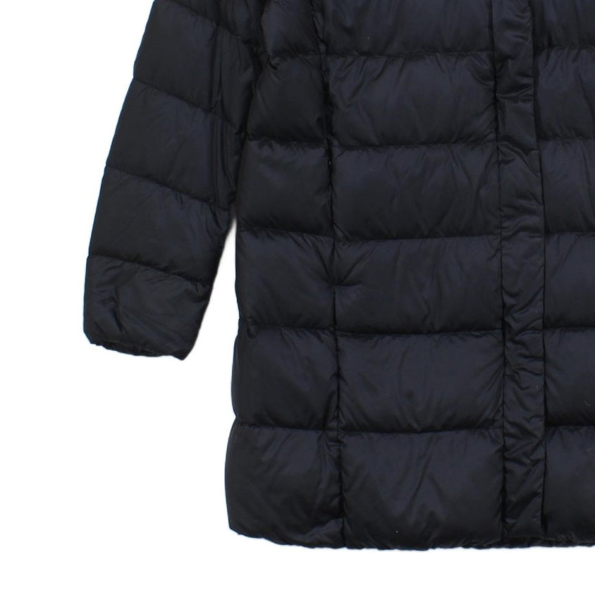 Womens Quilted Coat Down Puffer Full Zip High Neck