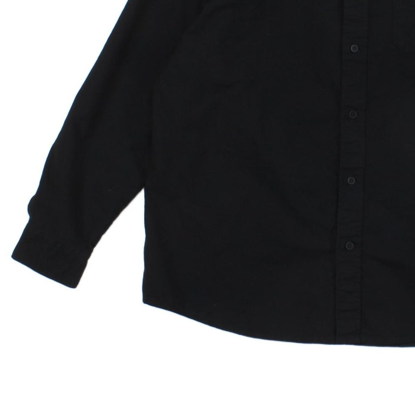 Mens Shirt Button Up Long Sleeve Relaxed