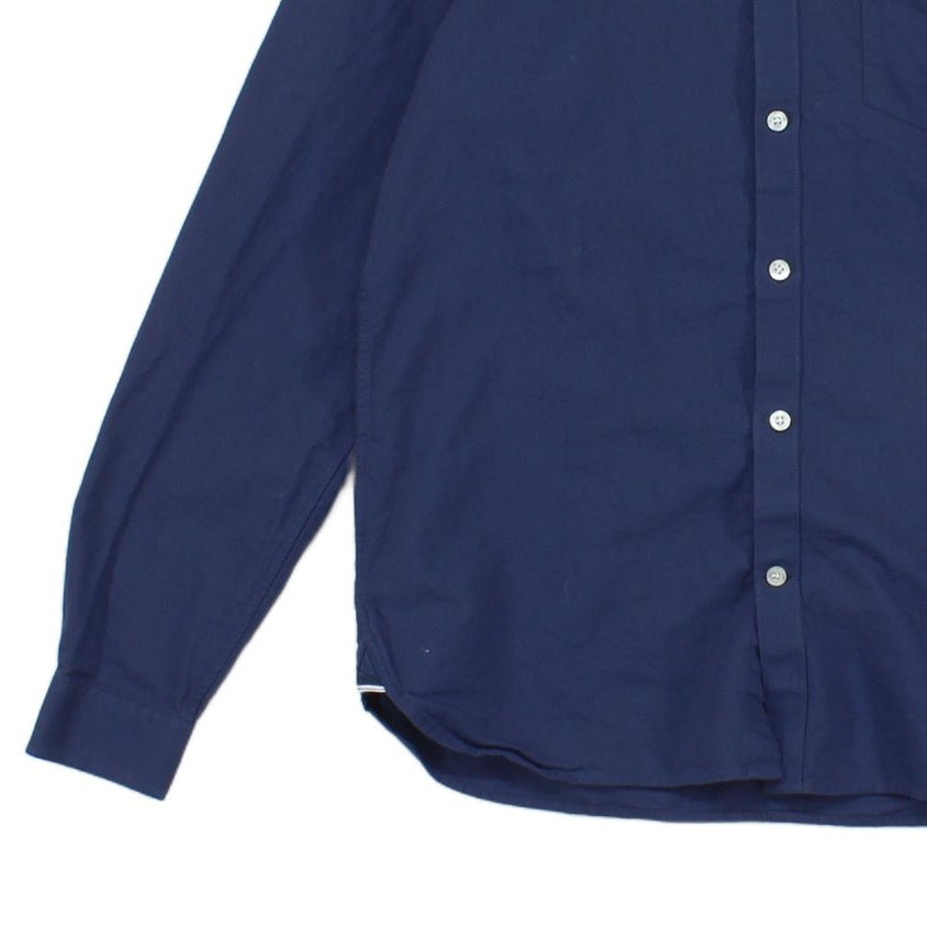 Mens Oxford Shirt Button Up Long Sleeve Cotton