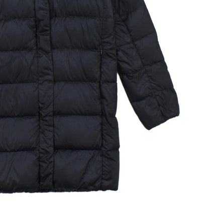 Womens Quilted Coat Down Puffer Full Zip High Neck