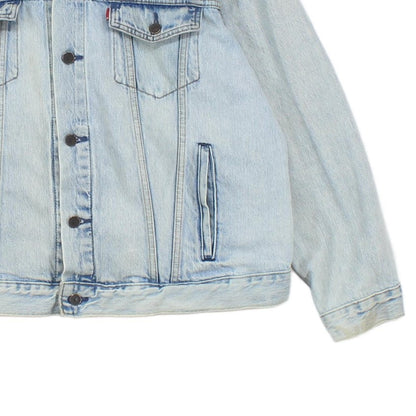 Mens Denim Jacket Trucker Cotton
