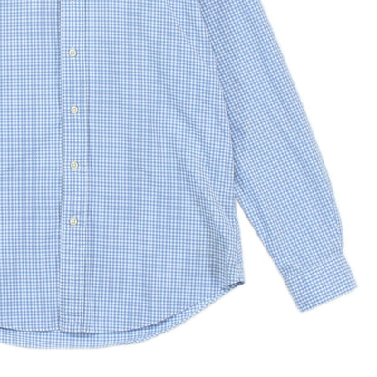 Mens Check Shirt Custom Fit Long Sleeve
