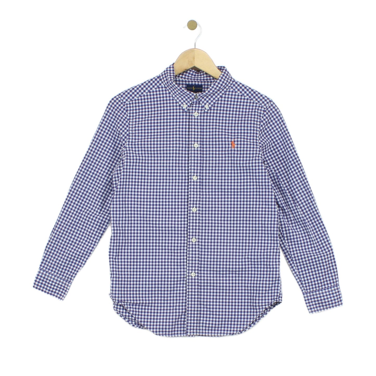 Boys Check Shirt Button Down Long Sleeve