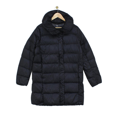 Womens Quilted Coat Down Puffer Full Zip High Neck