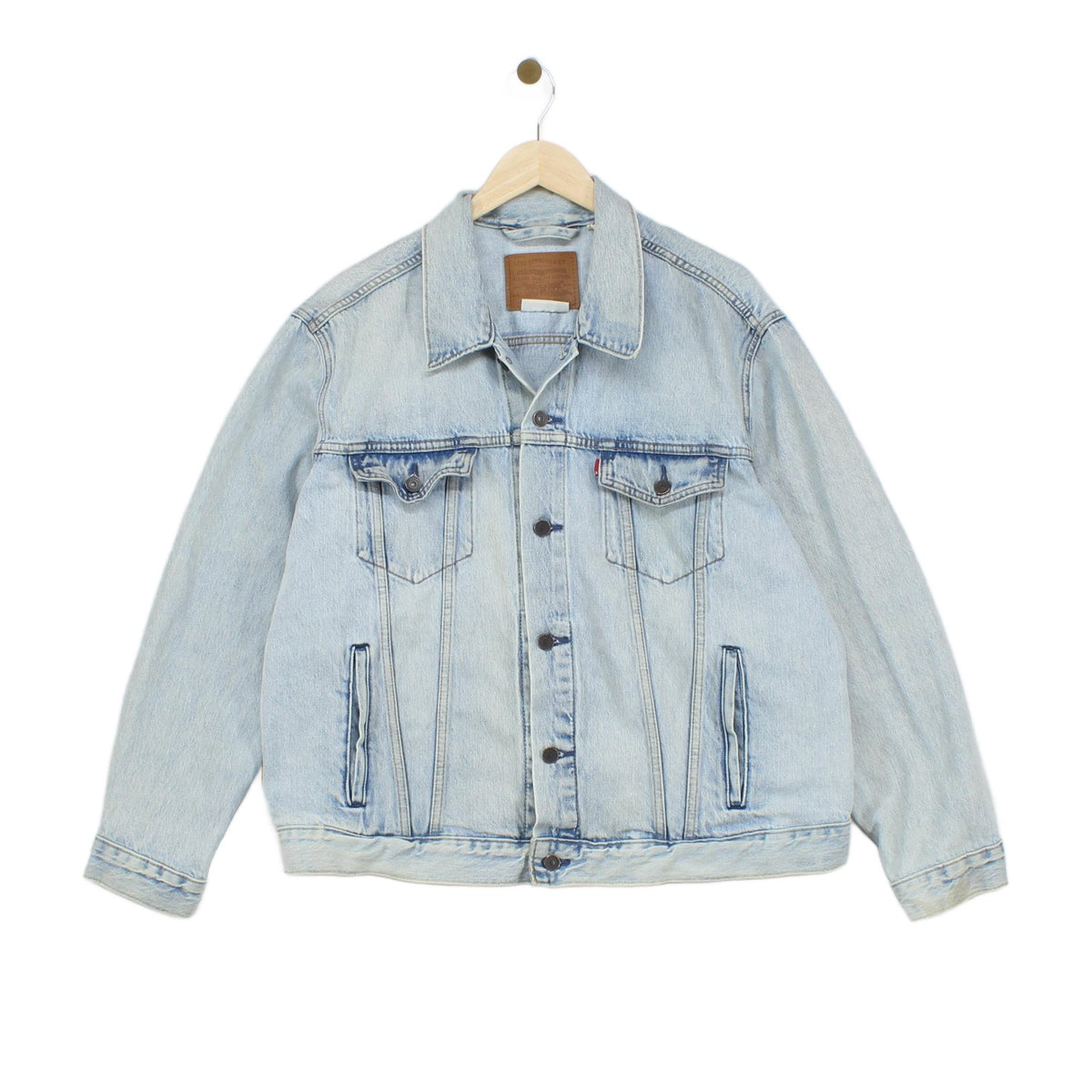 Mens Denim Jacket Trucker Cotton