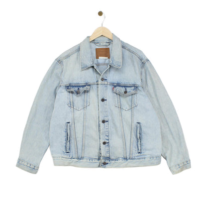Mens Denim Jacket Trucker Cotton