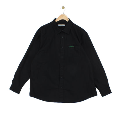 Mens Shirt Button Up Long Sleeve Relaxed