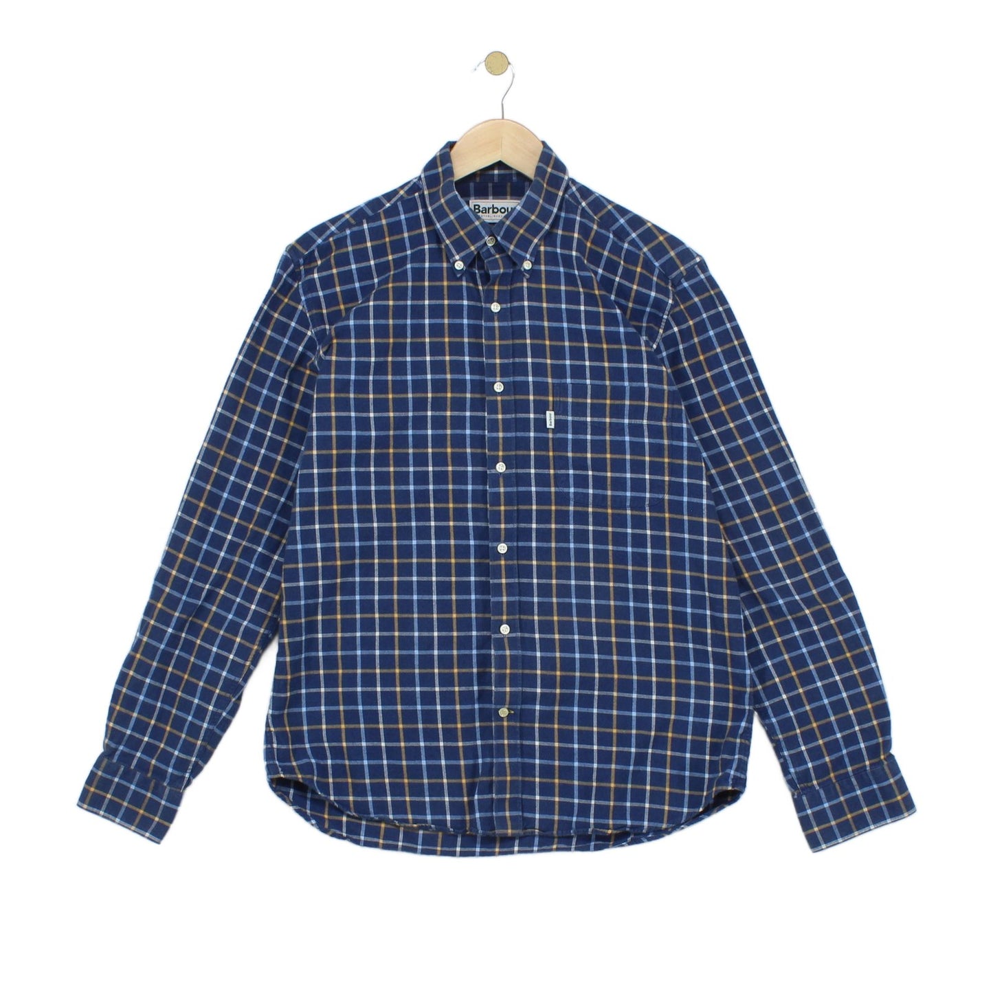 Mens Plaid Shirt Long Sleeve Check