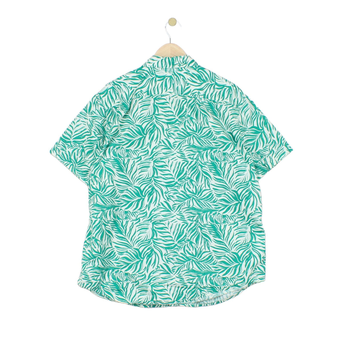 Mens Patterned Shirt Tropical Button Down
