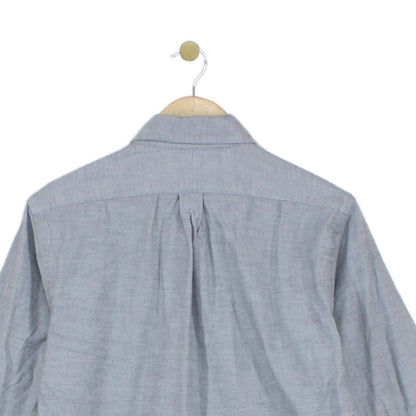 Mens Shirt Stretch Slim Fit Oxford Button Down