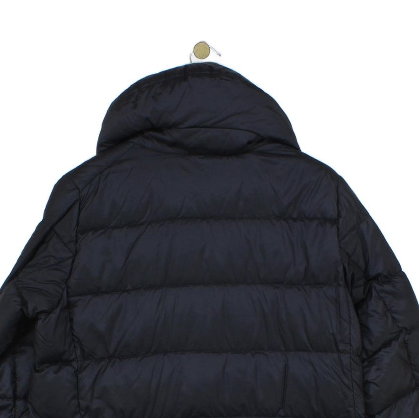 Womens Quilted Coat Down Puffer Full Zip High Neck