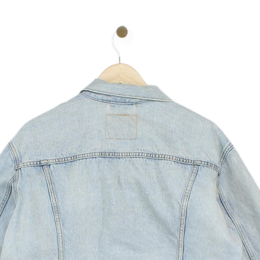Mens Denim Jacket Trucker Cotton