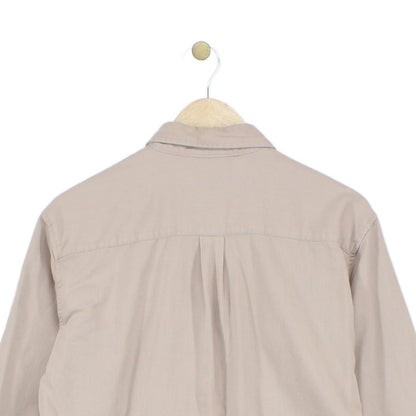 Mens Workwear Shirt Long Sleeve Button Up Safari