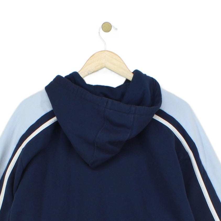 Mens Spell Out Hoodie Oversized Embroidered Pullover