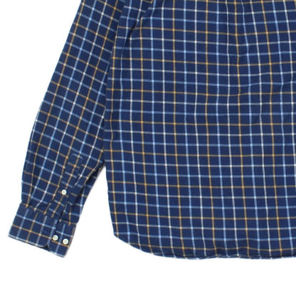 Mens Plaid Shirt Long Sleeve Check