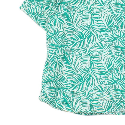 Mens Patterned Shirt Tropical Button Down