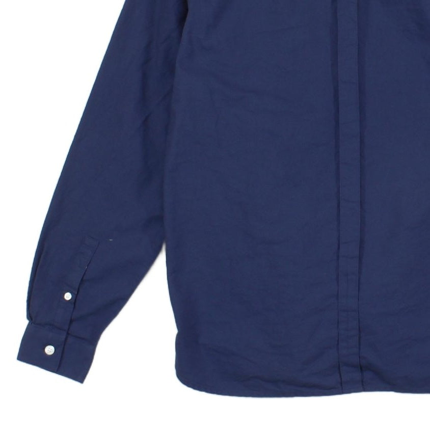 Mens Oxford Shirt Button Up Long Sleeve Cotton