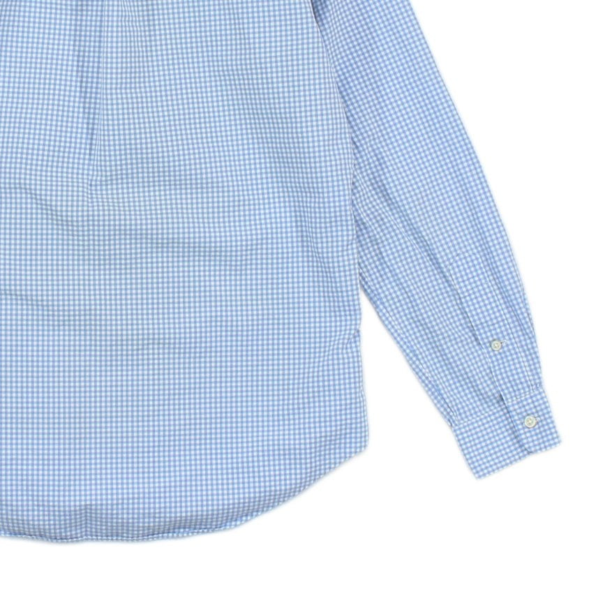 Mens Check Shirt Custom Fit Long Sleeve