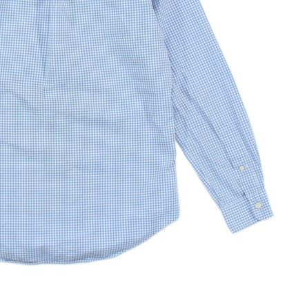 Mens Check Shirt Custom Fit Long Sleeve