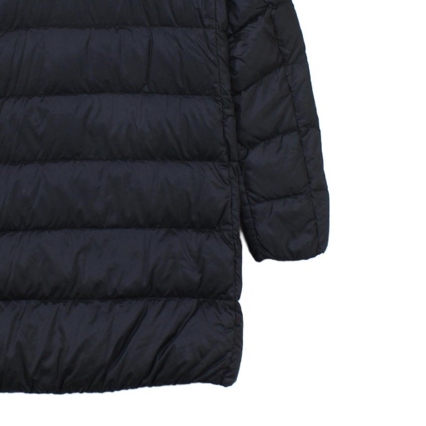 Womens Quilted Coat Down Puffer Full Zip High Neck