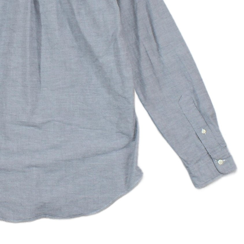 Mens Shirt Stretch Slim Fit Oxford Button Down