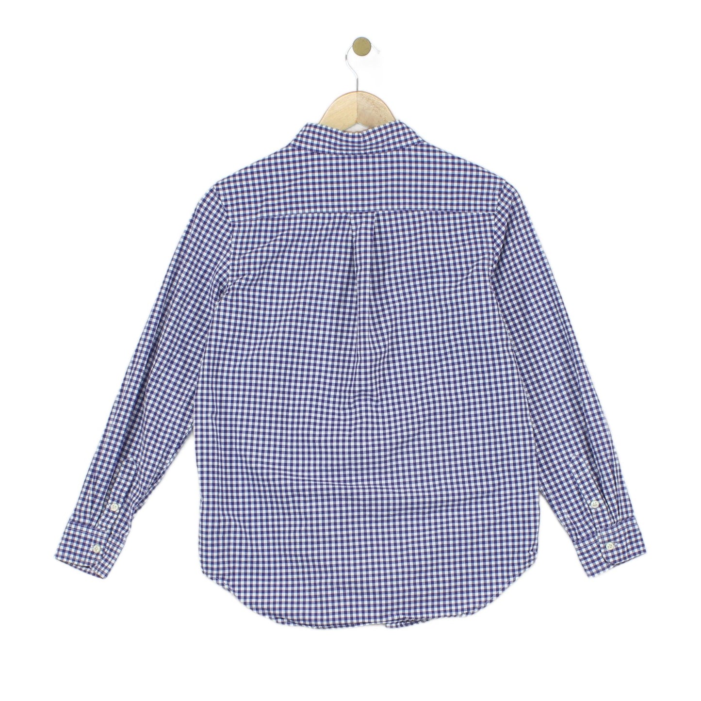 Boys Check Shirt Button Down Long Sleeve