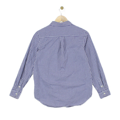 Boys Check Shirt Button Down Long Sleeve