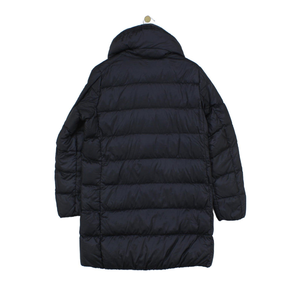 Womens Quilted Coat Down Puffer Full Zip High Neck