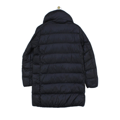 Womens Quilted Coat Down Puffer Full Zip High Neck