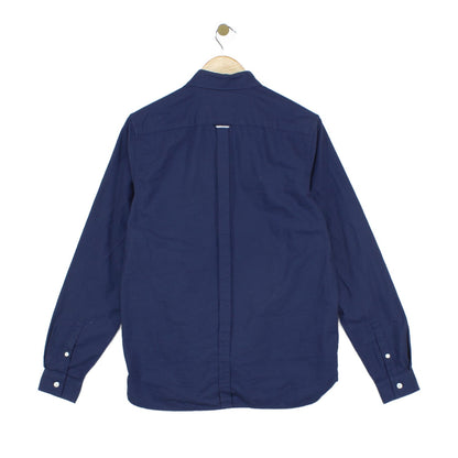 Mens Oxford Shirt Button Up Long Sleeve Cotton