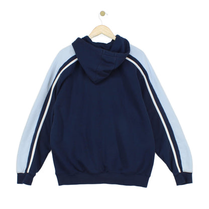 Mens Spell Out Hoodie Oversized Embroidered Pullover
