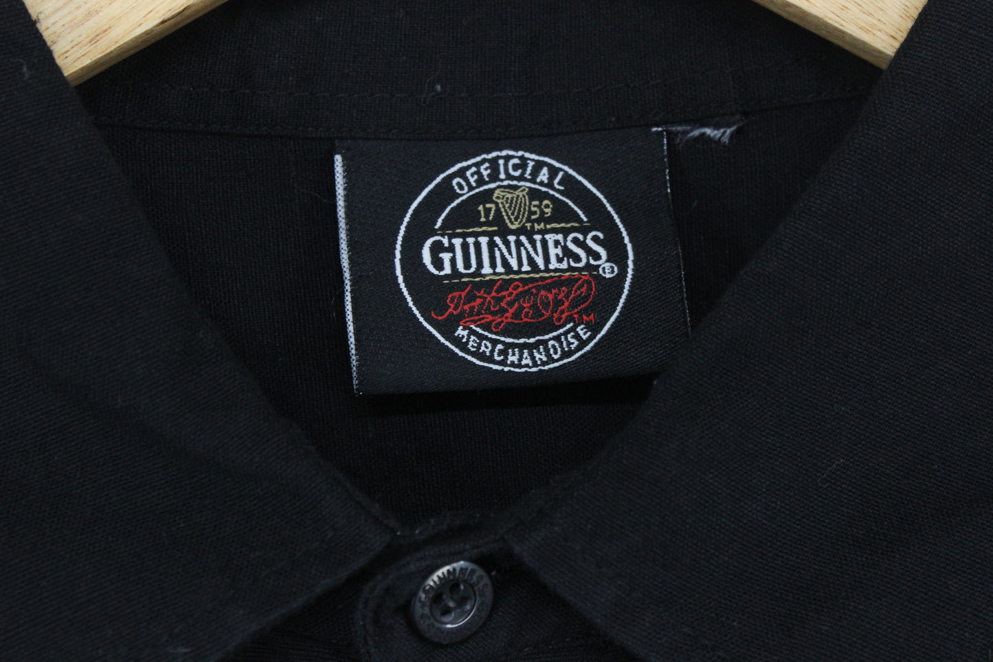Mens Shirt Button Up Logo Long Sleeve