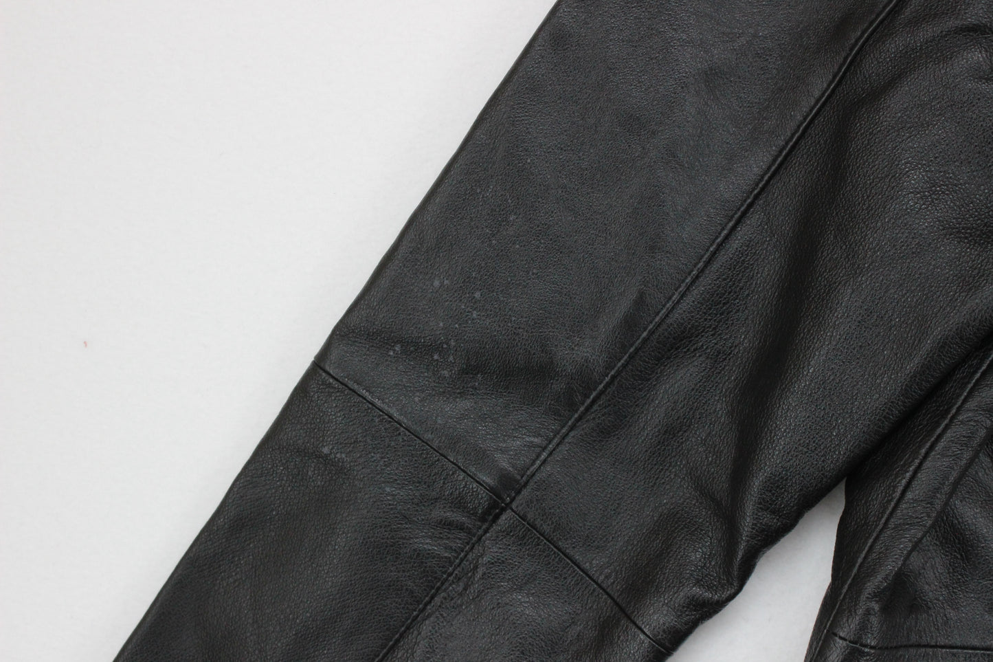 Mens Leather Trench Coat Single Breasted