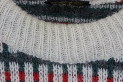 Mens Nordic Jumper Crew Neck Striped