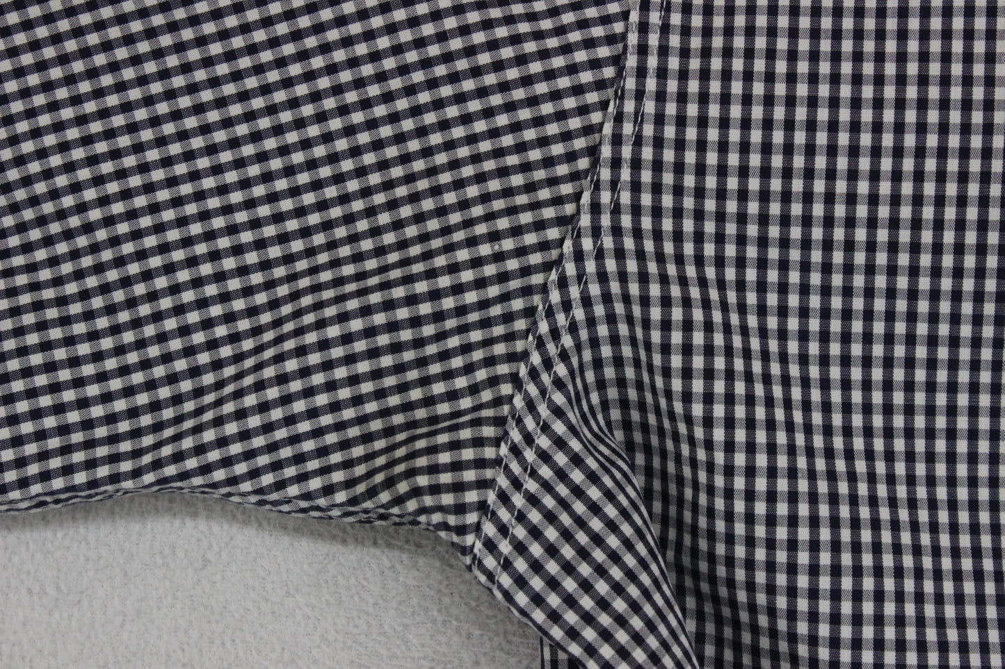 Mens Check Shirt Short Sleeve Button Down
