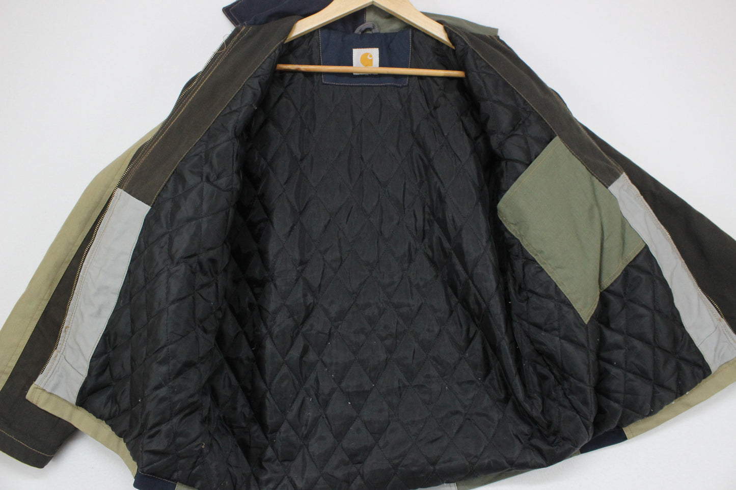 Mens Reworked Jacket Patchwork Workwear