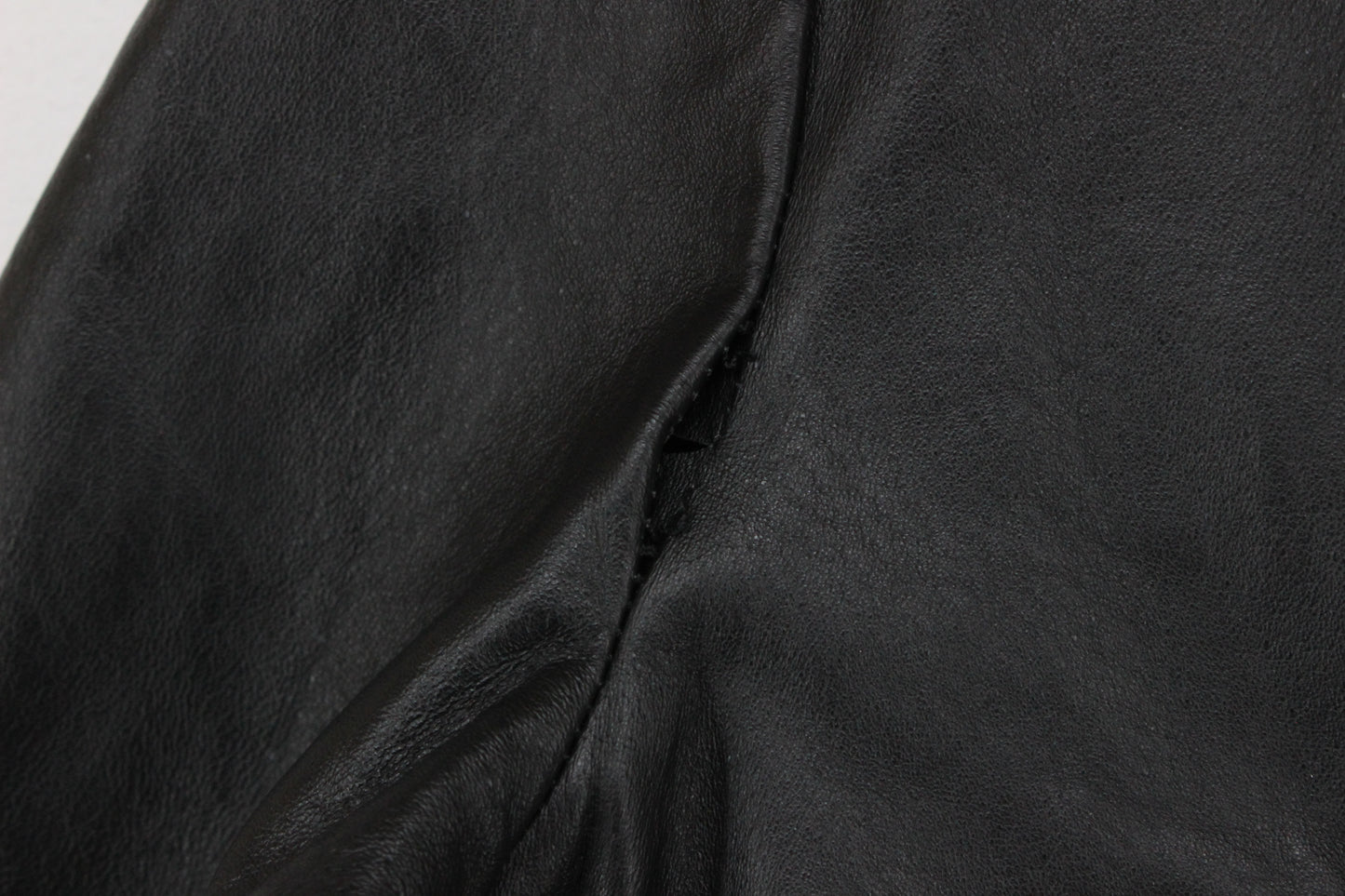 Mens Leather Trench Coat Single Breasted