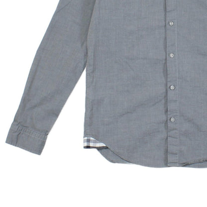 Mens Shirt Stretch Long Sleeve Button Up