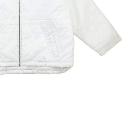 Mens Spell Out Quilted Jacket Full Zip