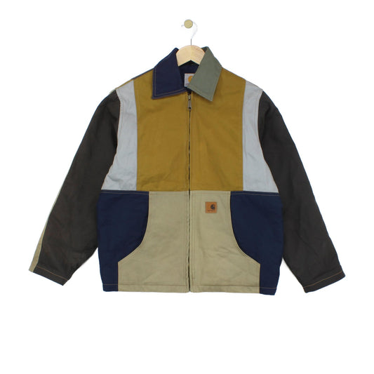 Mens Reworked Jacket Patchwork Workwear