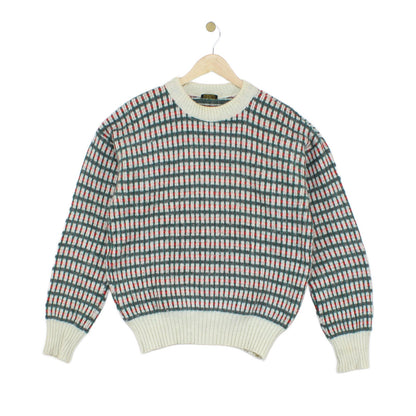 Mens Nordic Jumper Crew Neck Striped