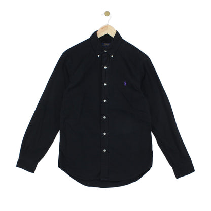 Mens Shirt Slim Fit Button Down Long Sleeve Cotton
